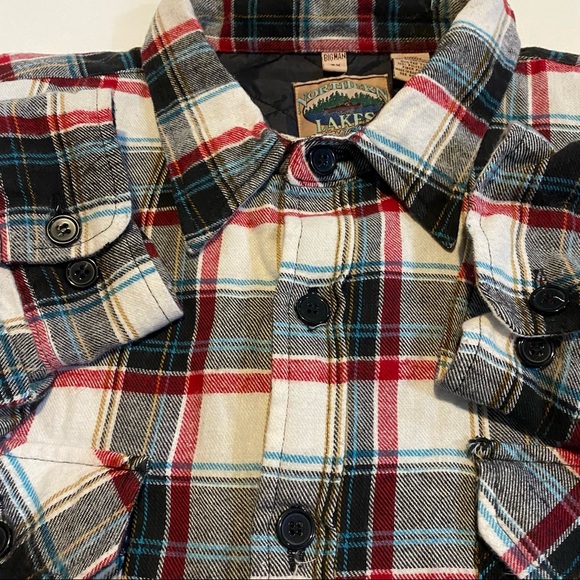 Northern Lakes By Above Average Plaid Flannel Quilted Shacket - Picture 3 of 11
